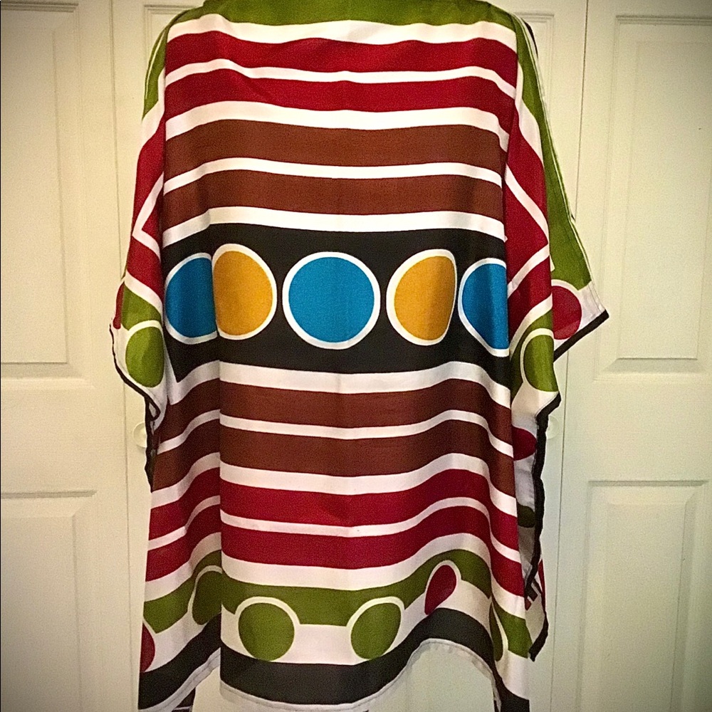 NWOT Handmade Swim Cover made from Vintage Sari Fabric